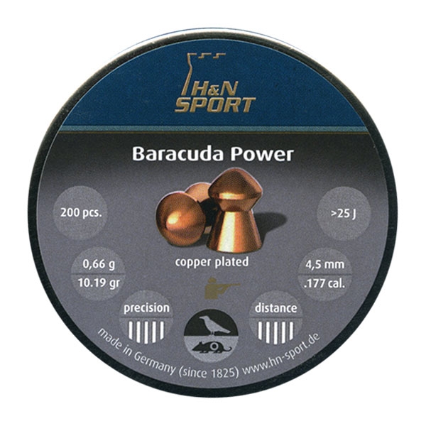 CHUMBINHO HN BARACUDA POWER 4,5mm (.177) - 10,19 GRAINS -  200 UNIDADES
