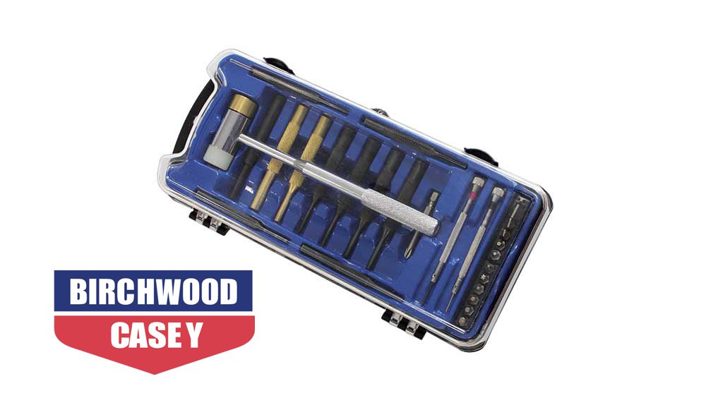 KIT PUNÇÕES (SACA PINOS) COM MARTELO (NYLON / LATÃO) BIRCHWOOD CASEY PARA MANUTENÇÃO DE ARMAS