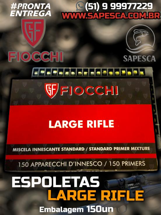 ESPOLETA FIOCCHI LARGE RIFLE - 750 UNIDADES