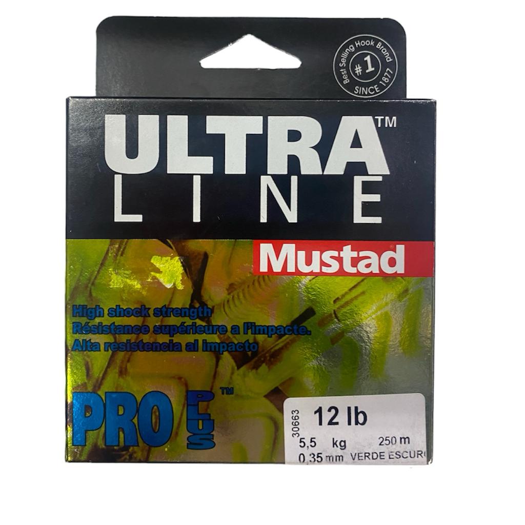 LINHA MONOFILAMENTO ULTRA-LINE 0,35mm – 250 metros – MUSTAD